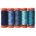 Aurifil Designer Thread Collection: Earth View Oceans By Karen Nyberg