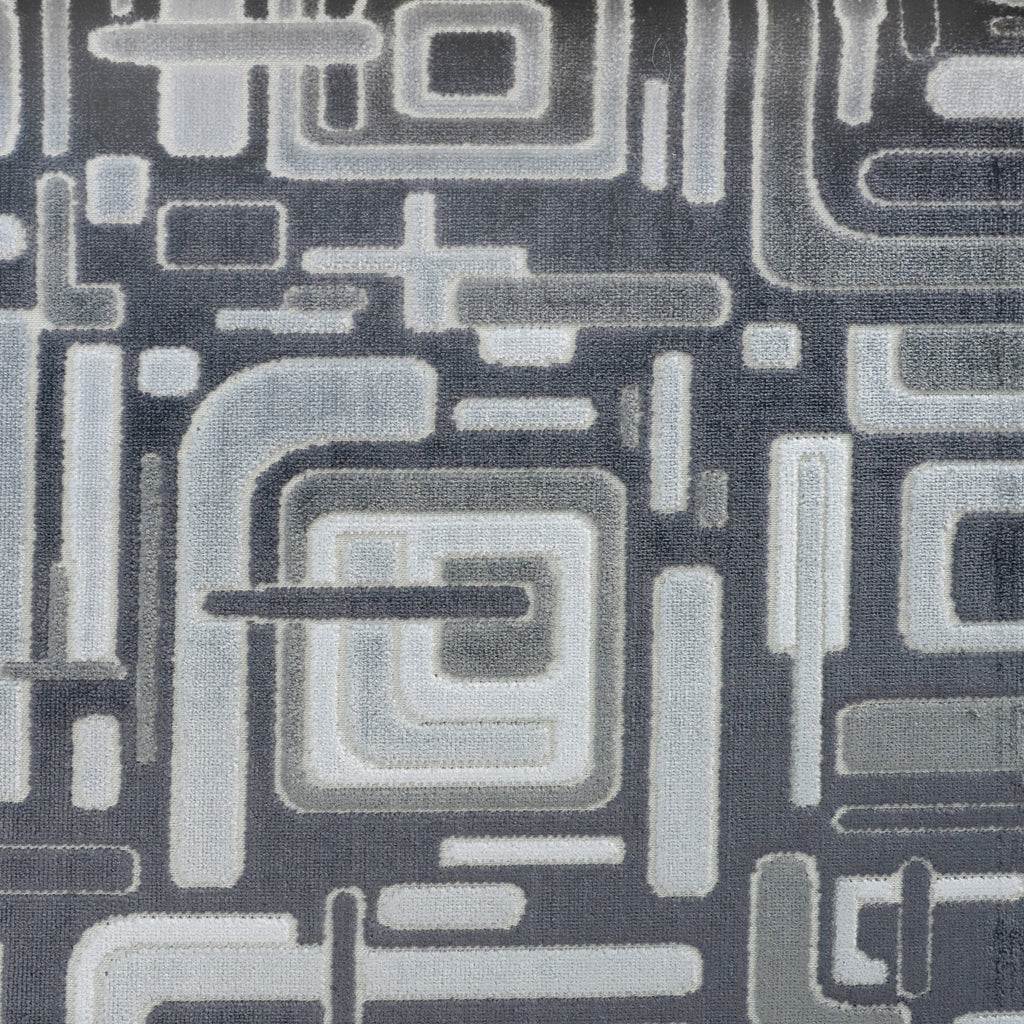 RIGHT ANGLE - MULTI-PURPOSE CUT VELVET UPHOLSTERY FABRIC BY THE YARD