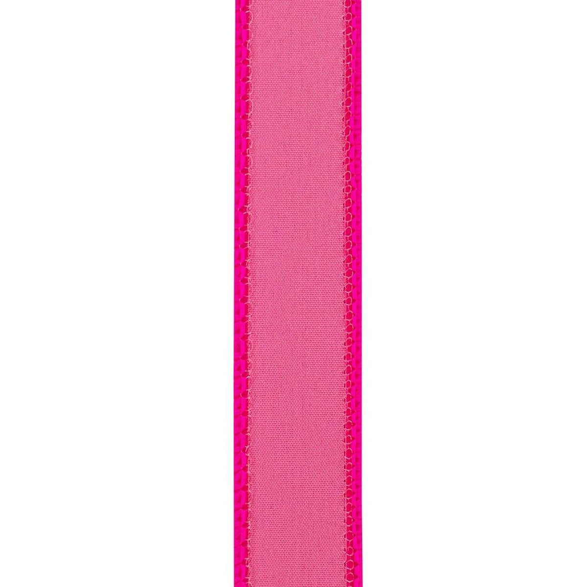 1" Velvet Fuzz Ribbon: Fuchsia (10 Yards)