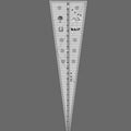 Creative Grids 15 Degree Triangle Ruler