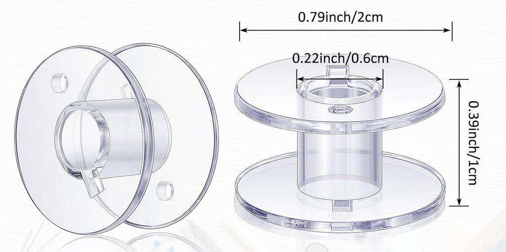 Class 15/A Bobbins for Sewing/Embroidery (10 Pack)
