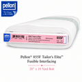 Pellon® 855F Tailor’s Elite™ Fusible Interfacing – 20" x 10 Yard Bolt – White
