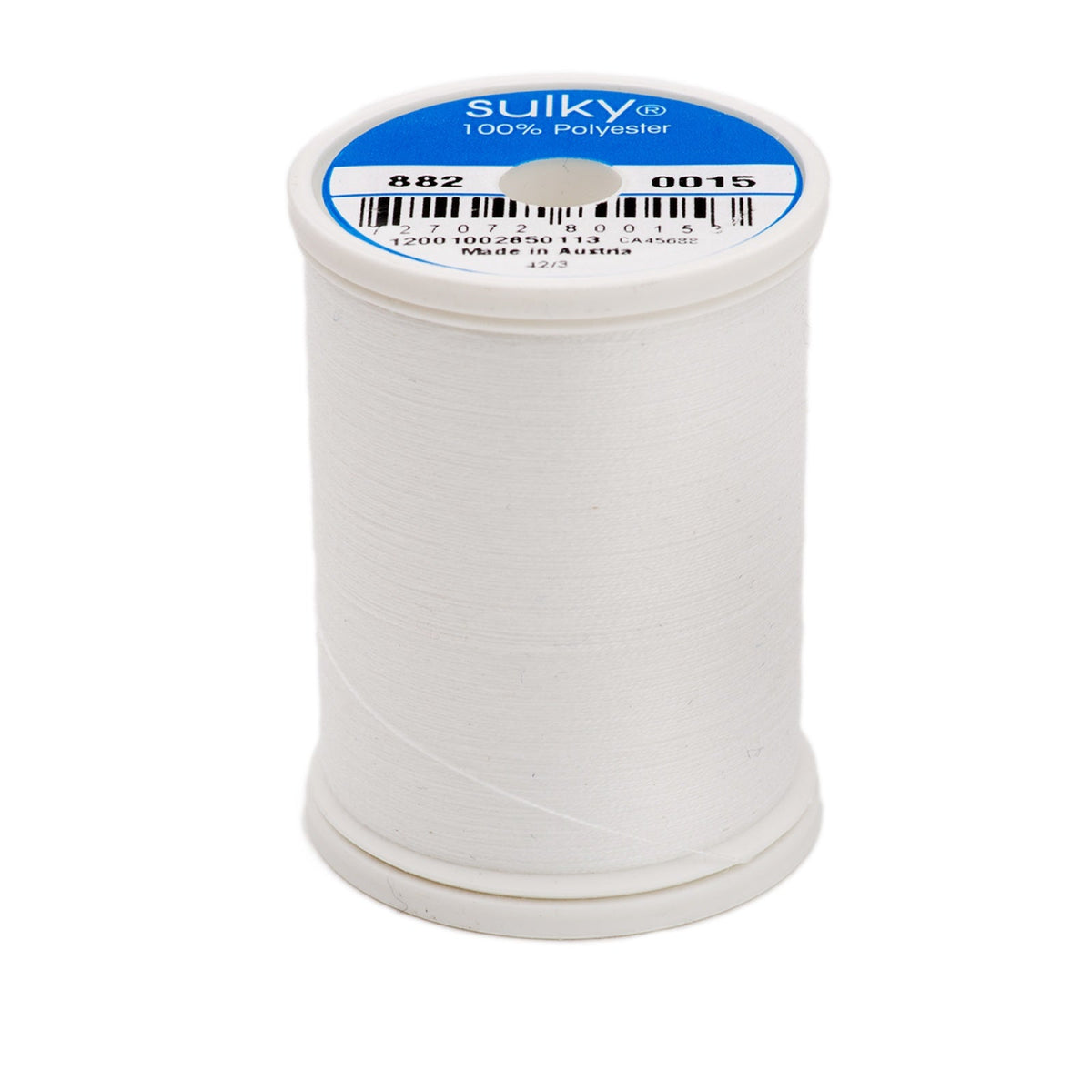 Polyester Bobbin Thread 60wt 1100yds White
