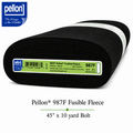Pellon® 987F Fusible Fleece – 45" x 10 yard Bolt (Black)