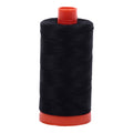 Mako Cotton Thread Solid 50wt 1422yds Black