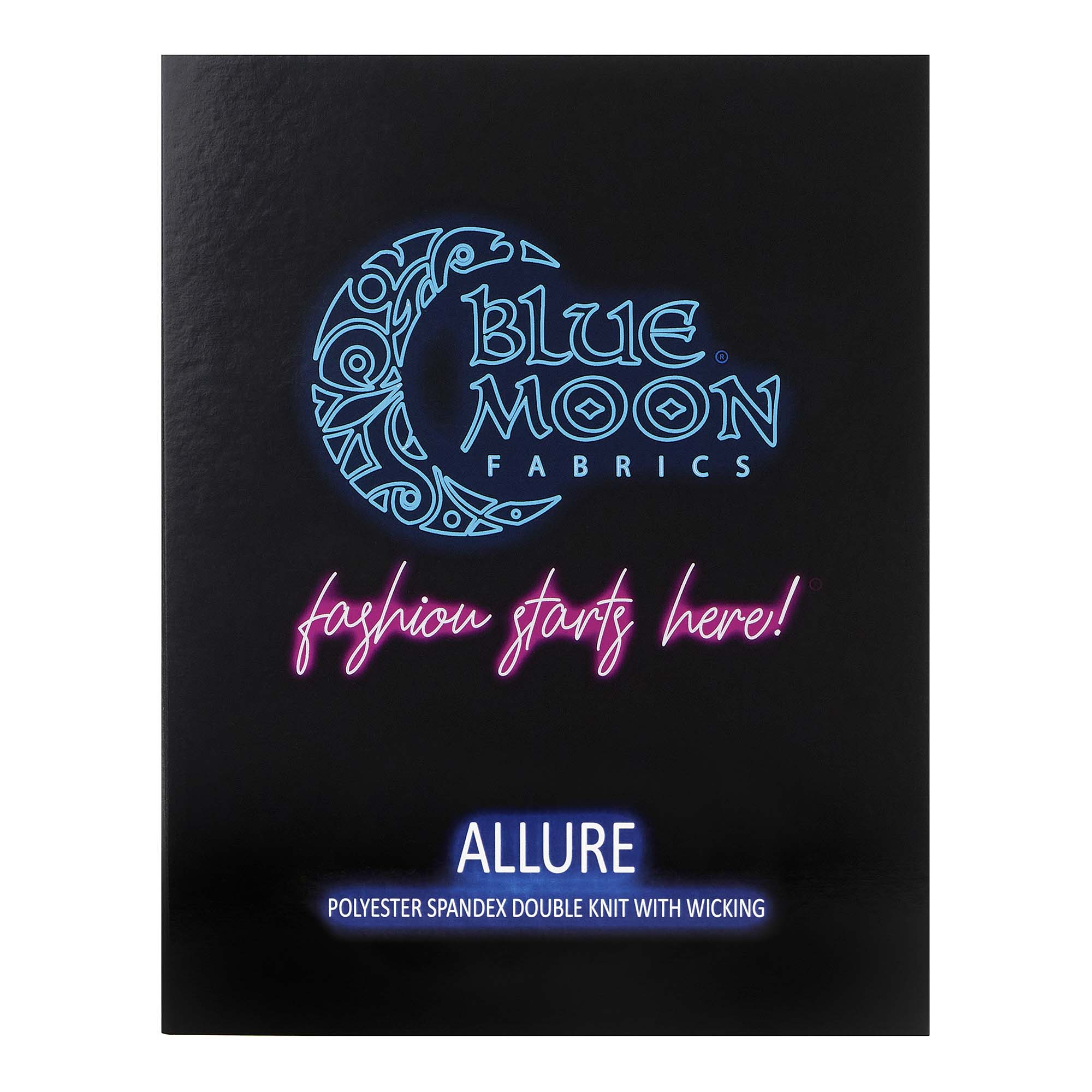HK426W - Allure Polyester Spandex with Wicking Color Card | Blue Moon Fabrics