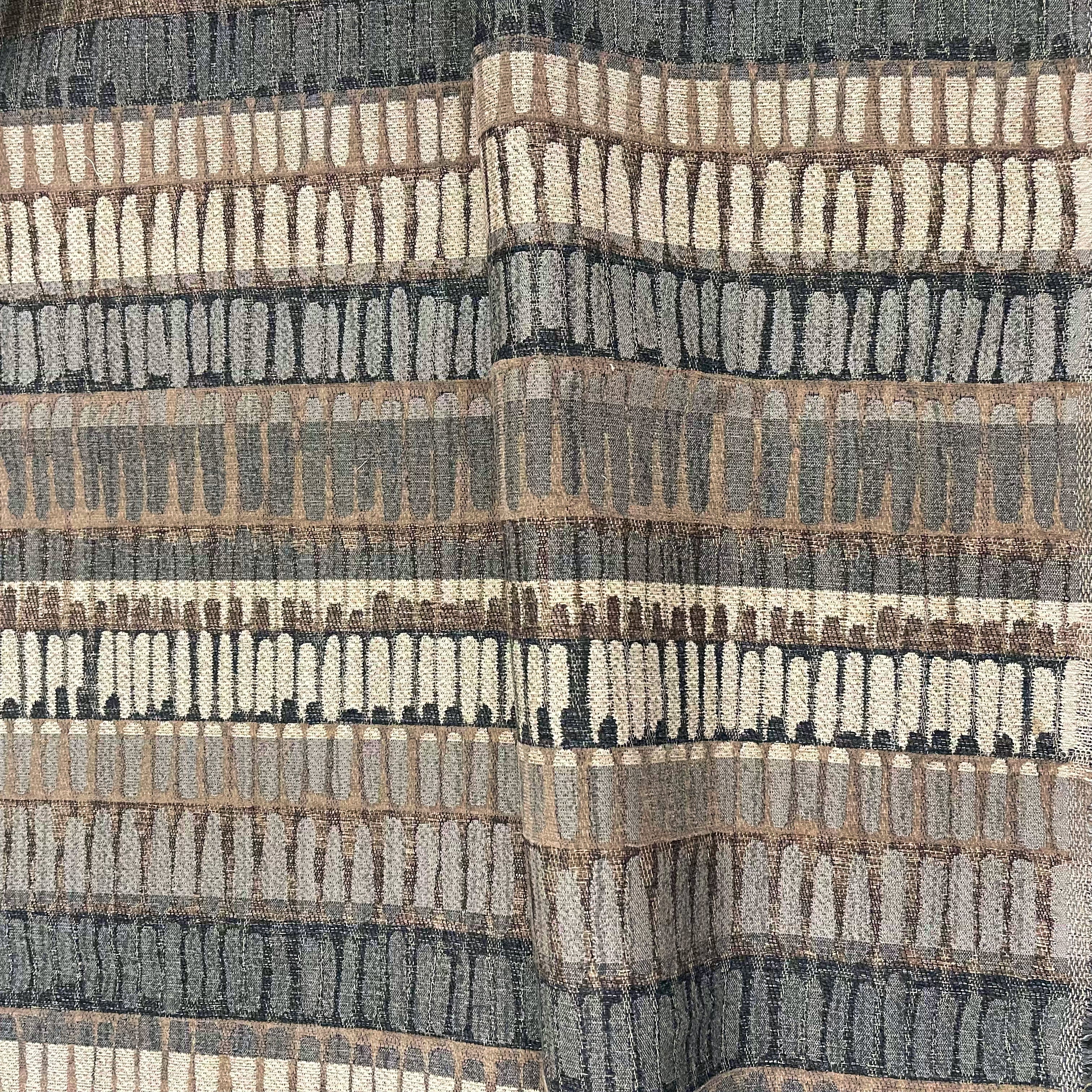 AUTUMN - GEOMETRIC PATTERN UPHOLSTERY FABRIC BY THE YARD