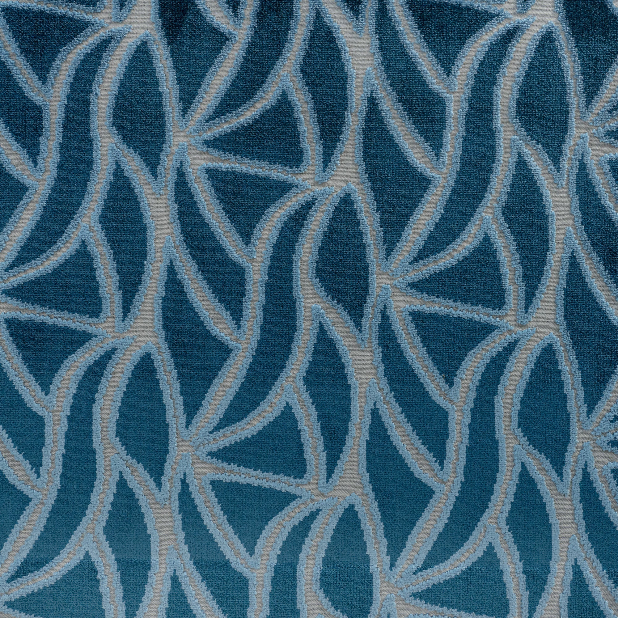 AVALON - MULTI-PURPOSE ABSTRACT CUT VELVET UPHOLSTERY FABRIC BY THE YARD