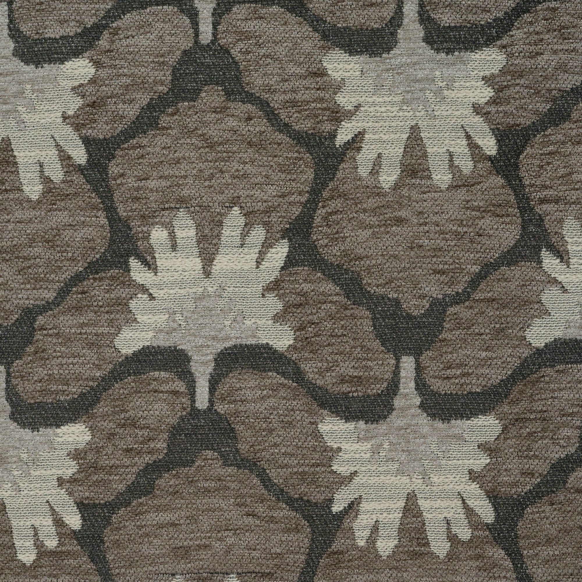 BATTERY - FLORAL PATTERN HEAVY CHENILLE UPHOLSTERY FABRIC BY THE YARD