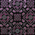Bandana Foil Printed Spandex Fabric | Blue Moon Fabrics