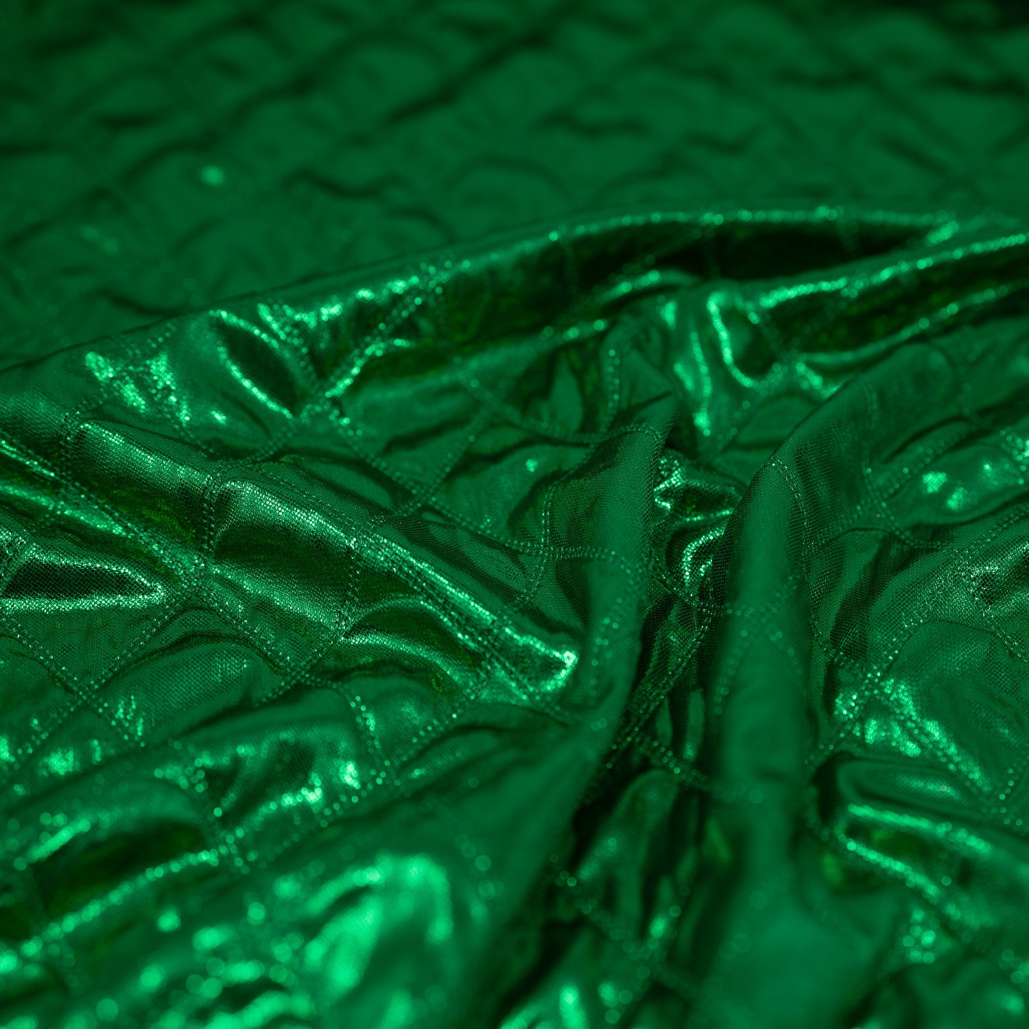 Betty Embossed Metallic Polyester Fabric | Blue Moon Fabrics