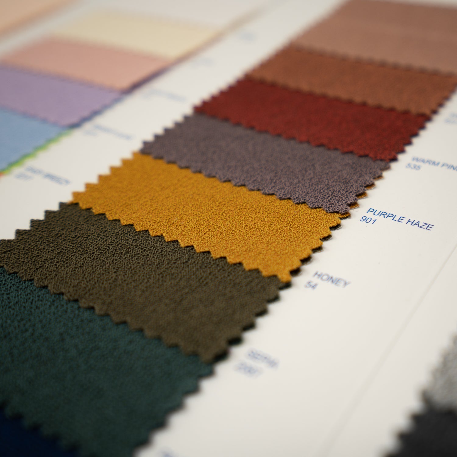 HK420W - Blast Textured Spandex Color Card | Blue Moon Fabrics