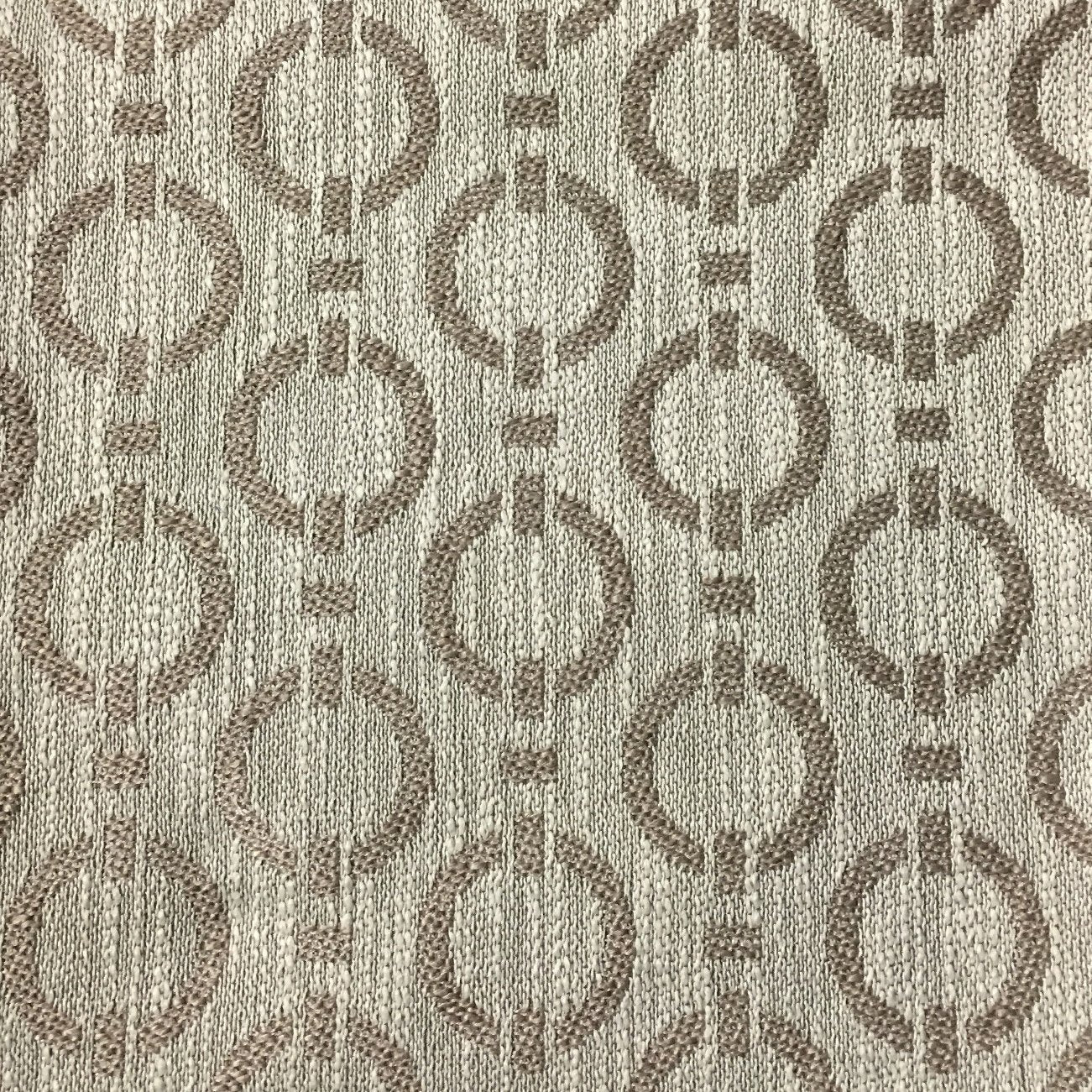 REDBURY - JACQUARD WOVEN GEOMETRIC PATTERN UPHOLSTERY FABRIC BY THE YARD