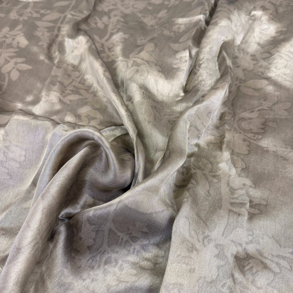 CLIVEDON- 110" ORGANZA BOTANICAL DRAPERY & WINDOW CURTAIN
