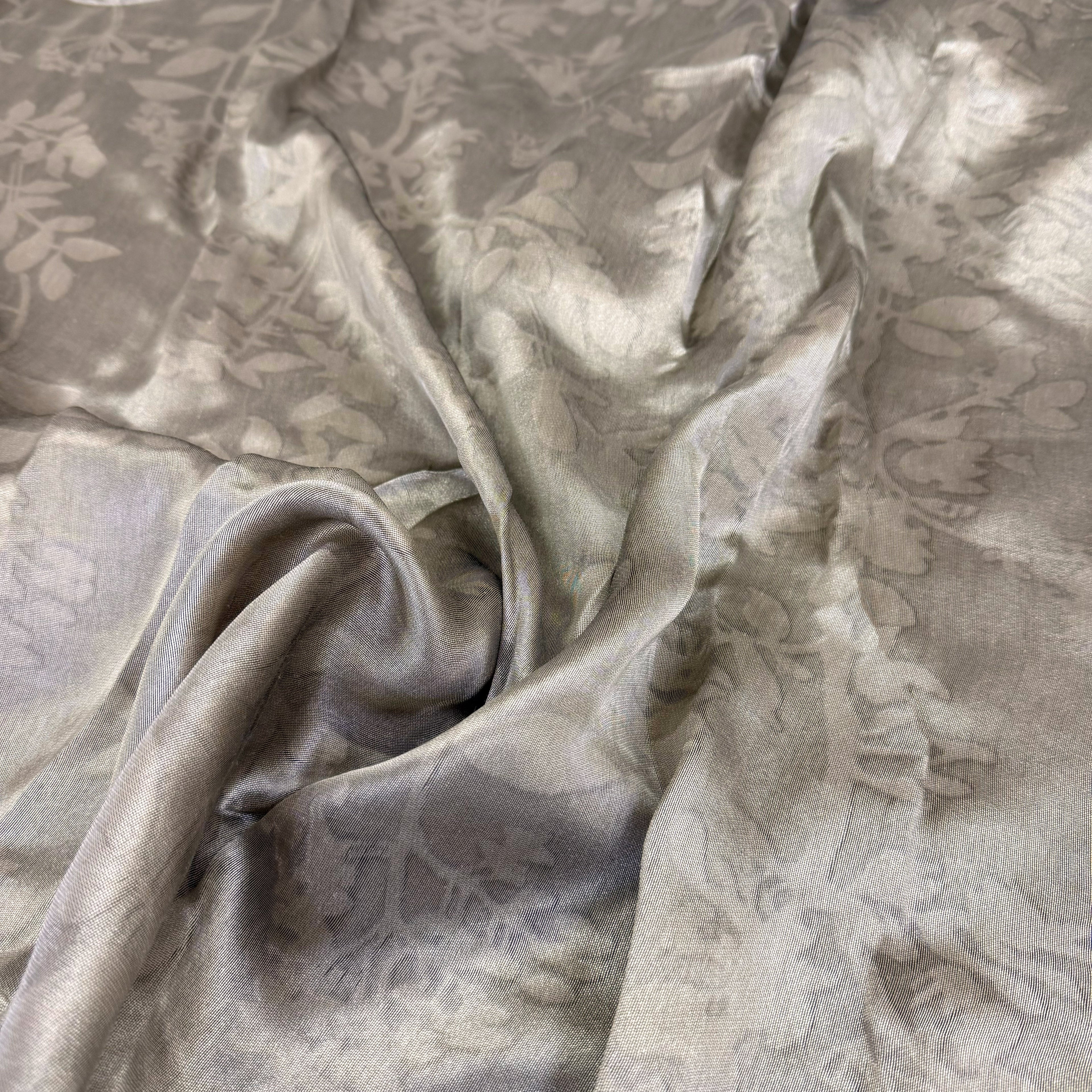CLIVEDON- 110" ORGANZA BOTANICAL DRAPERY & WINDOW CURTAIN