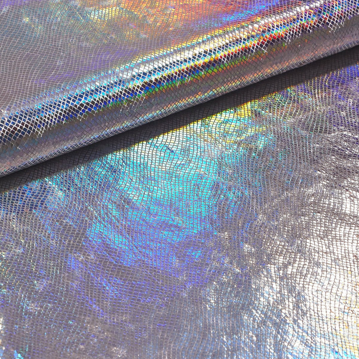 Cobra Foil Printed Stretch Velvet Fabric | Blue Moon Fabrics
