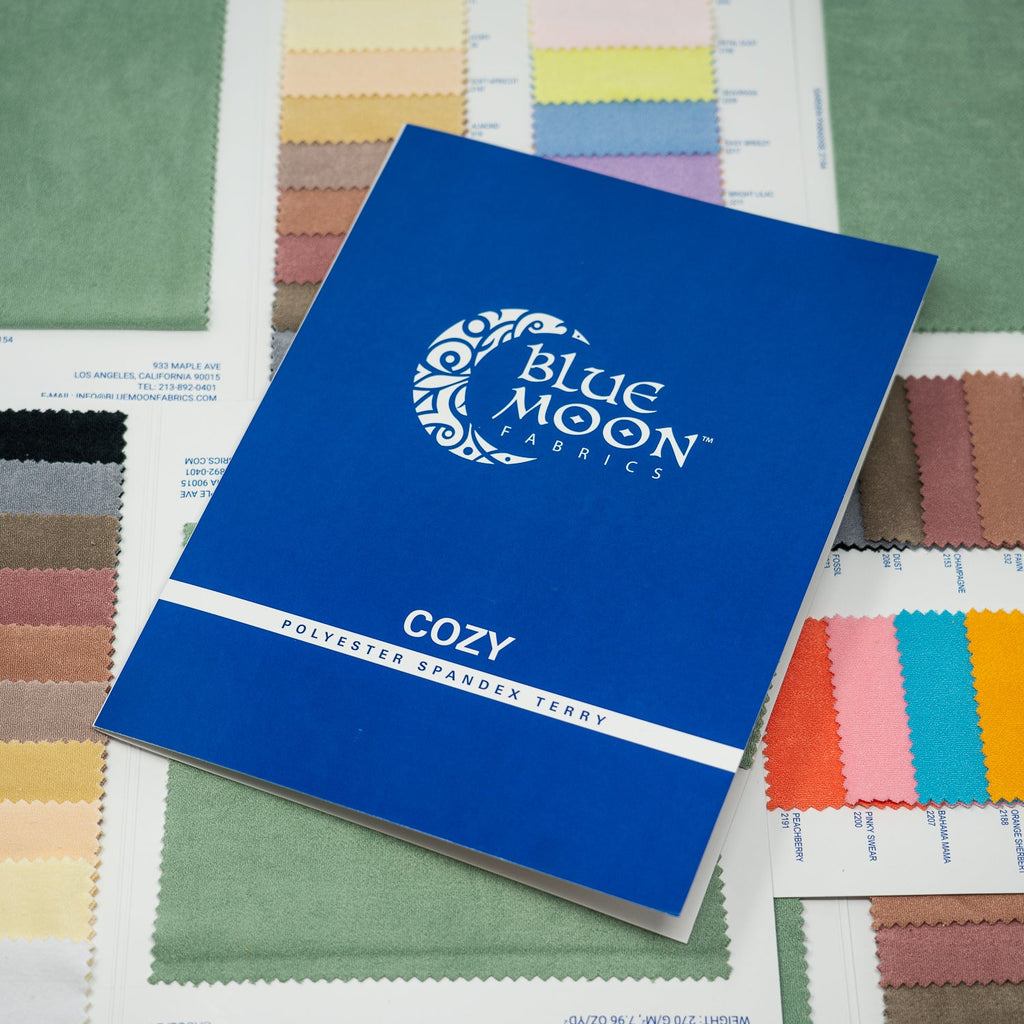 EL6010 - Cozy Polyester Spandex Terry Color Card | Blue Moon Fabrics