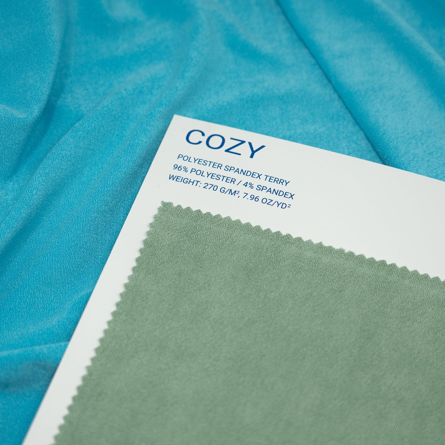 EL6010 - Cozy Polyester Spandex Terry Color Card | Blue Moon Fabrics