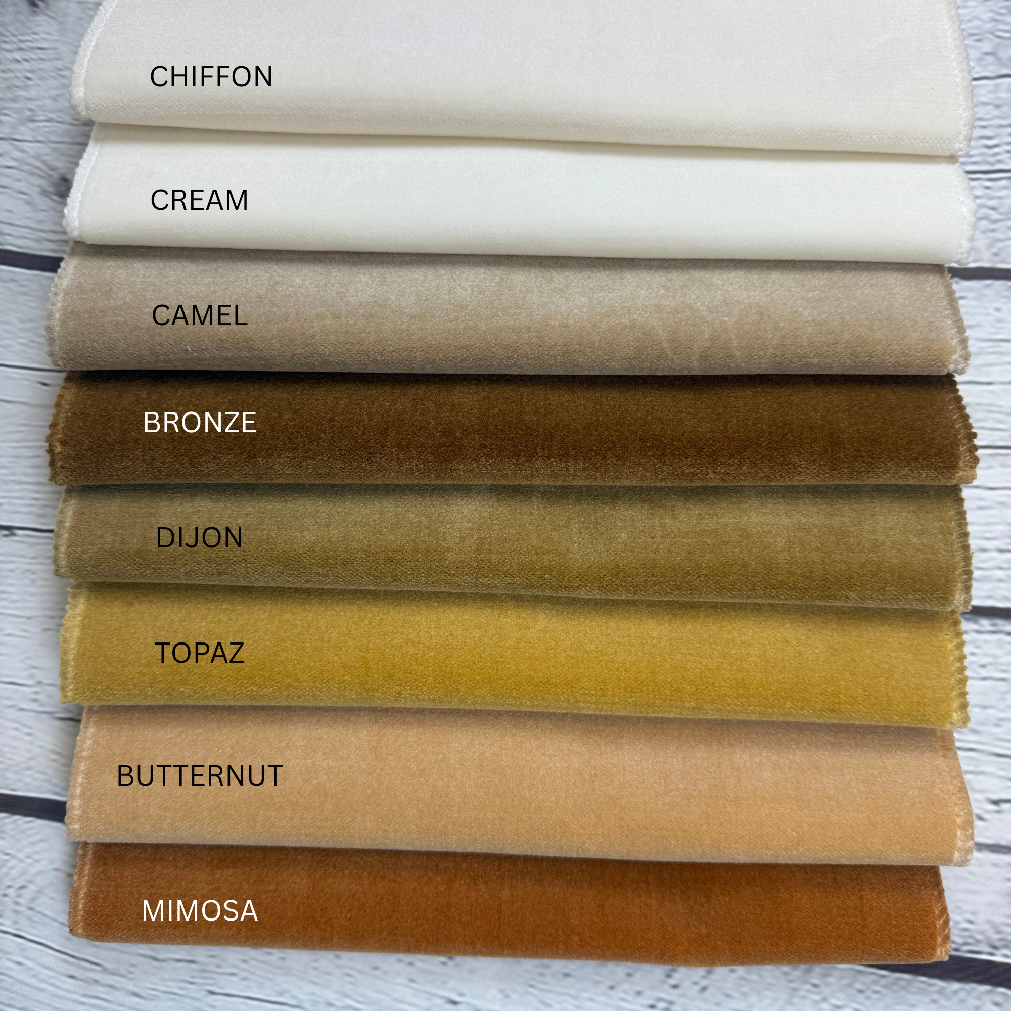Mila Mini Mohair Velvet Upholstery Fabric by the Yard | Top Fabric