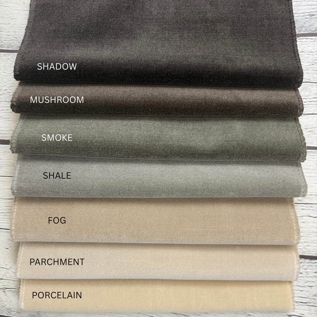 Mila Mini Mohair Velvet Upholstery Fabric by the Yard | Top Fabric