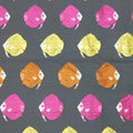 SEYCHELLES - DORI, FISH PATTERN CUT VELVER UPHOLSTERY FABRIC BY THE YARD