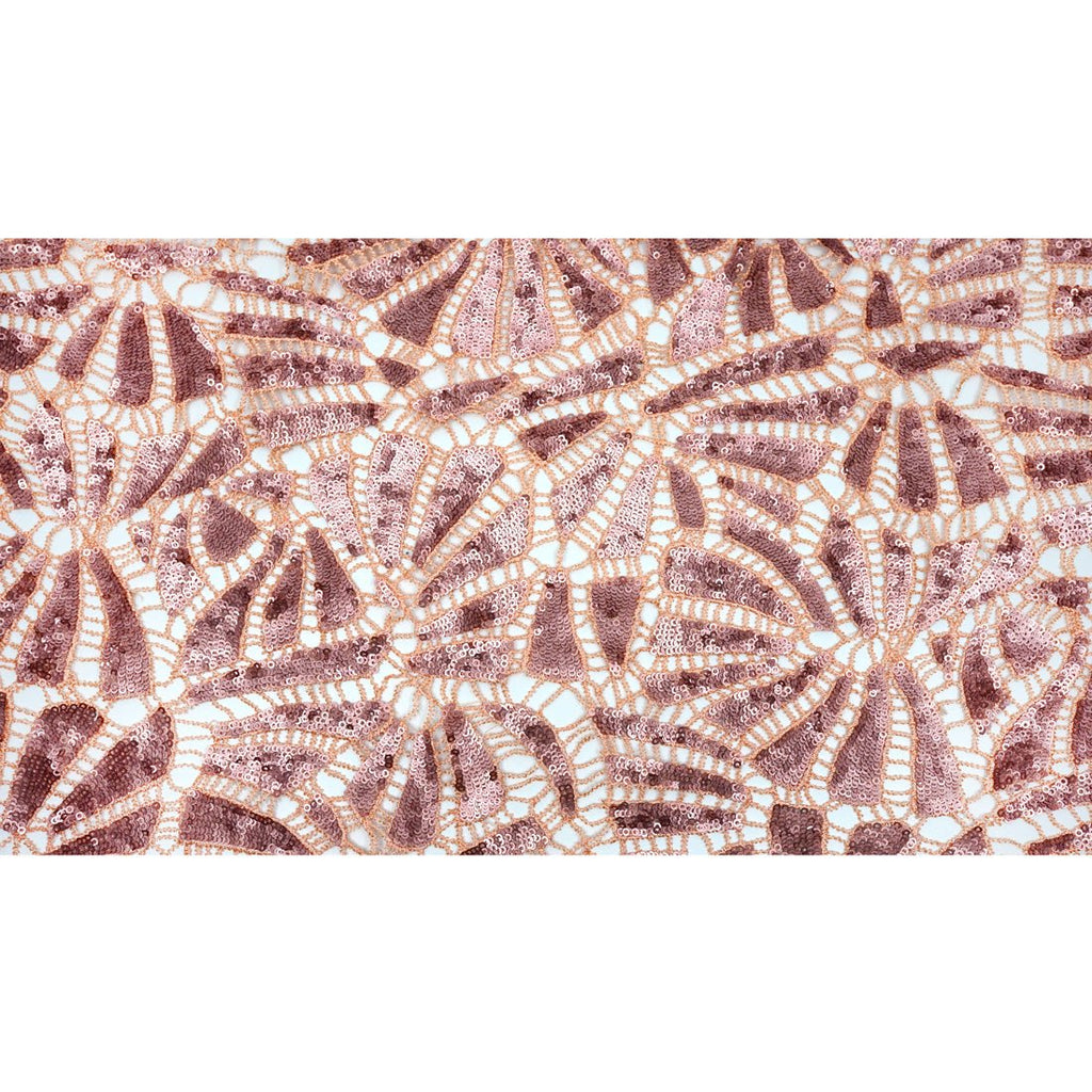 Ornate Lace Sequin Fabric | Blue Moon Fabrics