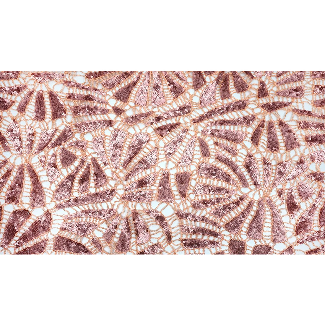 Ornate Lace Sequin Fabric | Blue Moon Fabrics