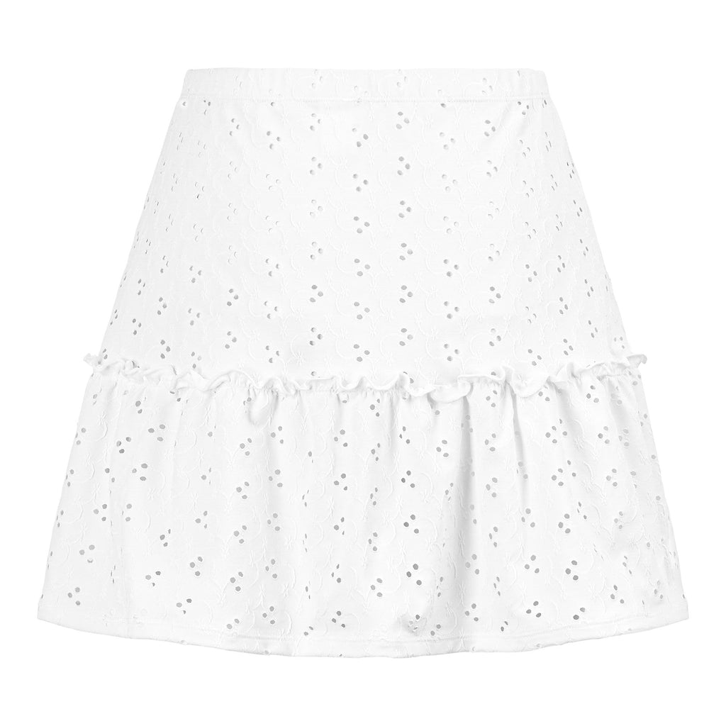 EL6022 - Eyelet Polyester Spandex Jacquard Fabric | Blue Moon Fabrics