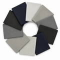 Supreme Solids - Fat Quarter Bundle - 10 pack (Thunderstorm Clouds)
