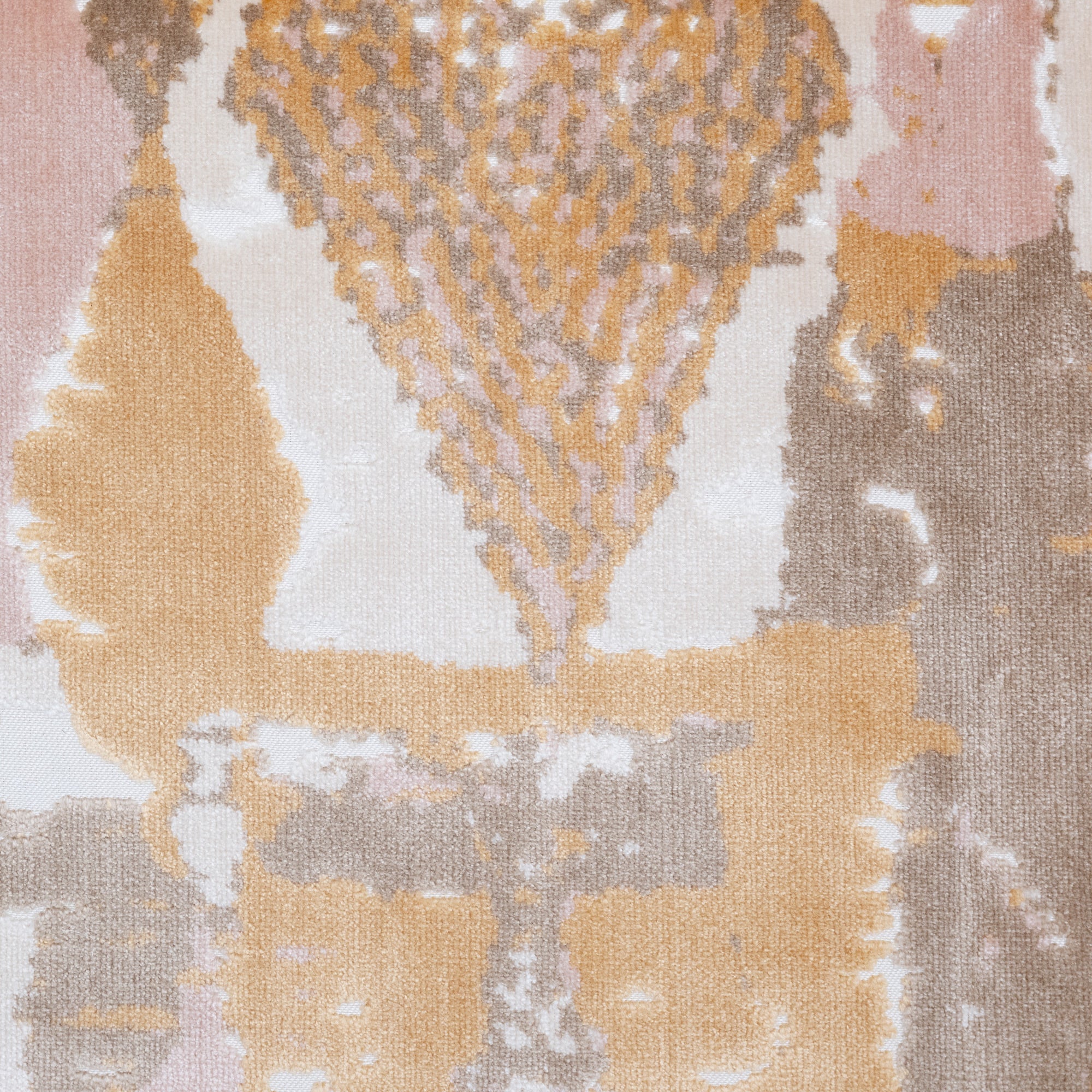 FEZ - MODERN CUT VELVET UPHOLSTERY FABRIC BY THE YARD