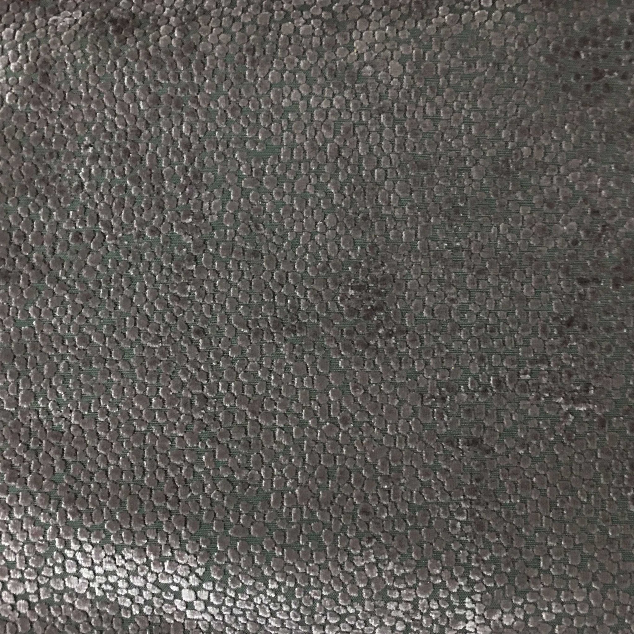 TUSCANY DOTS - HIGH QUALITY BURNOUT VELVET UPHOLSTERY FABRIC BY THE YARD