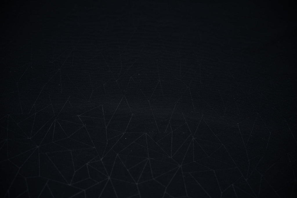HK408E - Geometric Embossed Matte Nylon Spandex Tricot Fabric | Blue Moon Fabrics