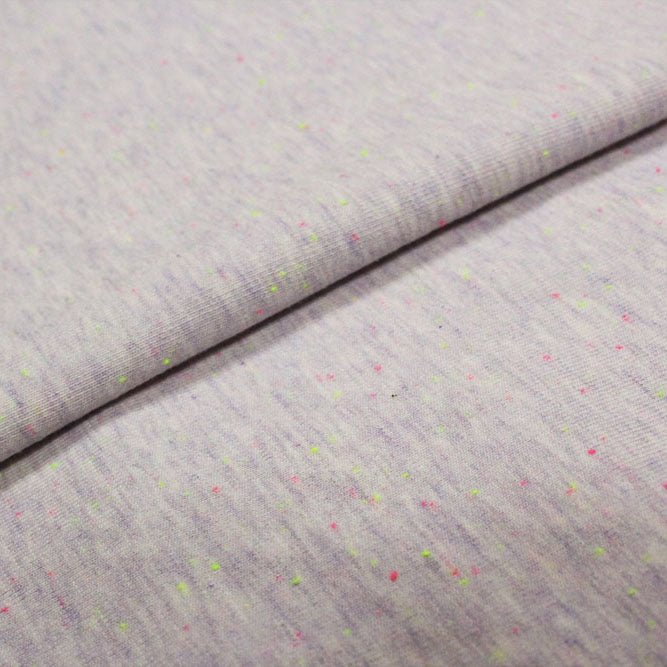 HK487 - Speckle Cotton Polyester Modal Terry Spandex Fabric | Blue Moon Fabrics
