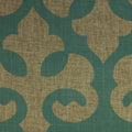 HARLOW - LINEN BLEND FLOCK PRINT BURLAP UPHOLSTERY FABRIC BY THE YARD