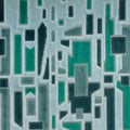 HIGH SOCIETY - GEOMETRIC CUT VELVET UPHOLSTERY FABRIC BY THE YARD