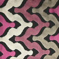MONROE - CHEVRON PATTEN CUT VELVET UPHOLSTERY FABRIC BY THE YARD