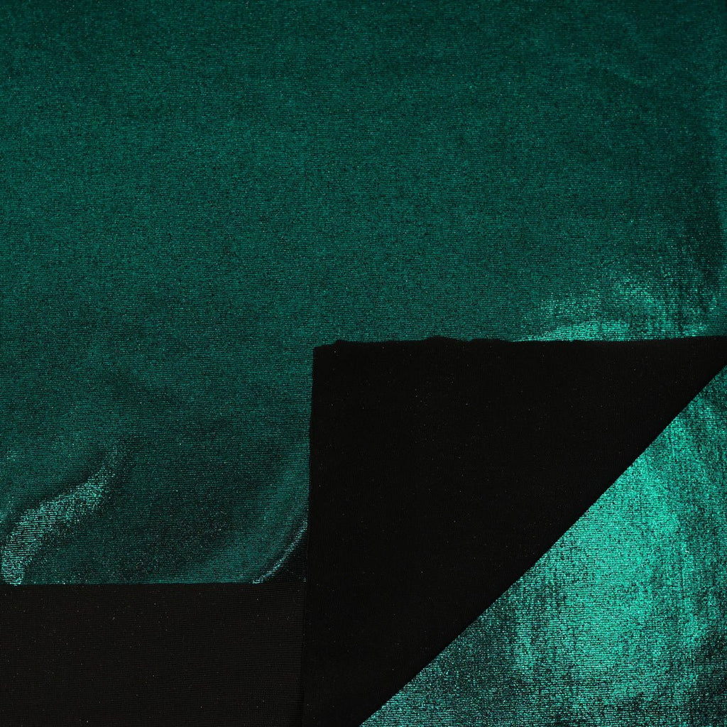 Mercury Titanium Foiled Spandex Fabric | Blue Moon Fabrics