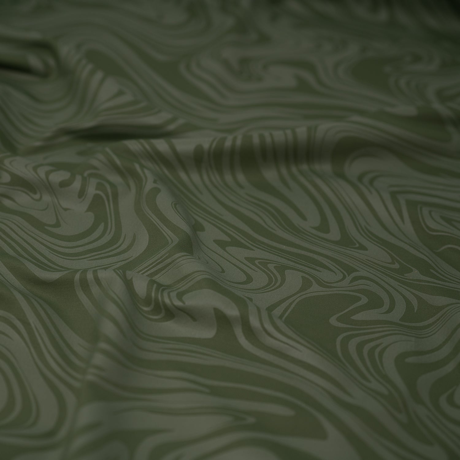 Marble Foil Printed Nylon Spandex Superflex Fabric | Blue Moon Fabrics