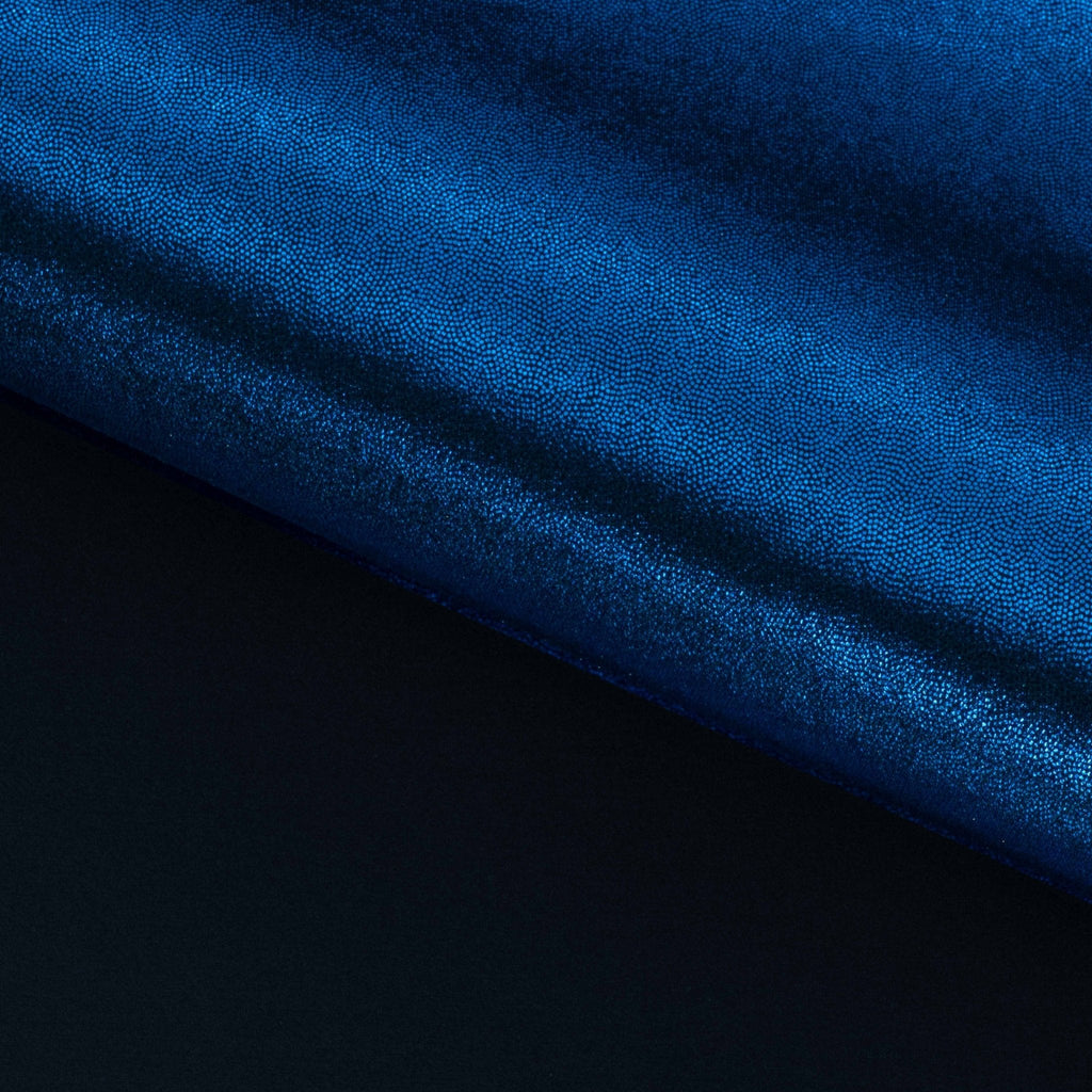 Mystique Foiled Spandex Fabric | Blue Moon Fabrics