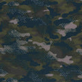 Distressed Olive Camo Printed Spandex | Blue Moon Fabrics