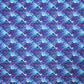 Net on Waves Printed Spandex | Blue Moon Fabrics