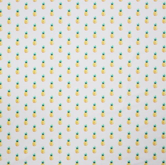 Pineapple Printed Spandex | Blue Moon Fabrics