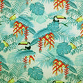 Toucans in Jungle Printed Spandex | Blue Moon Fabrics