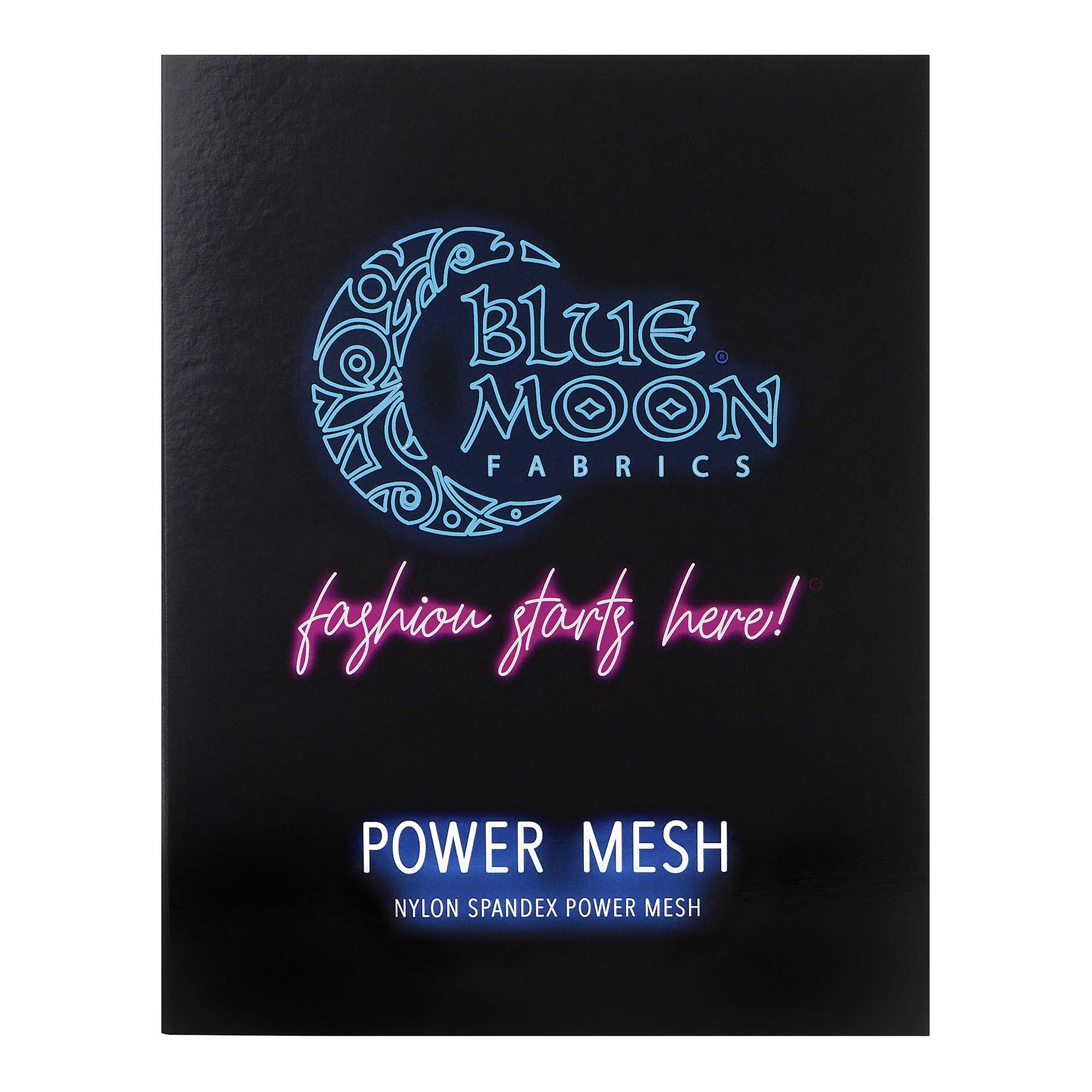 PW8 - Power Mesh Color Card with Expansion Card | Blue Moon Fabrics