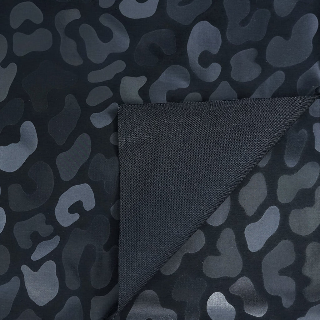 HK504 - Prowl Polyester spandex Slick Vinyl Fabric | Blue Moon Fabrics
