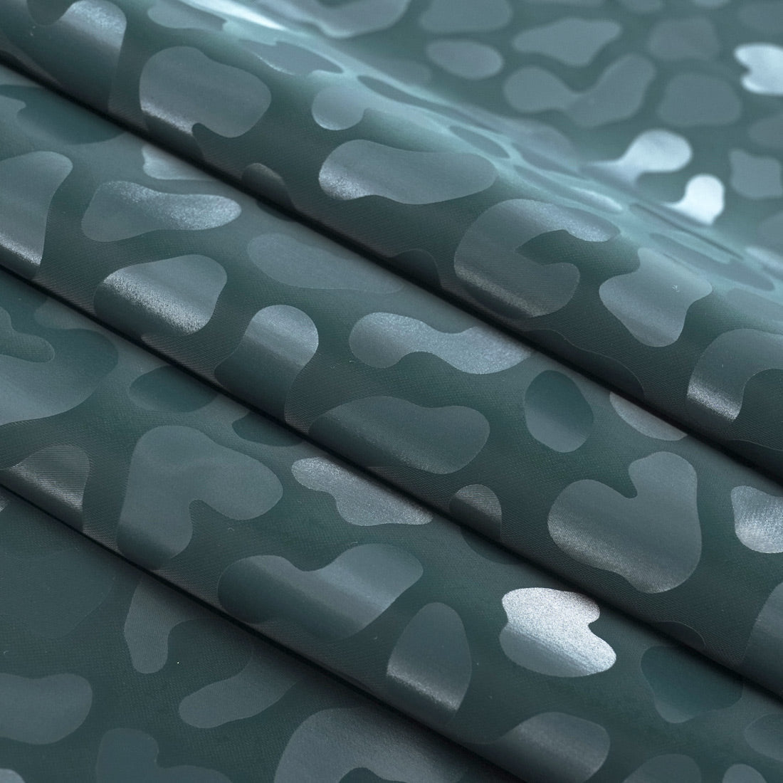 HK504 - Prowl Polyester spandex Slick Vinyl Fabric | Blue Moon Fabrics
