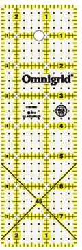 Omnigrid Ruler 2.5 in x 8in