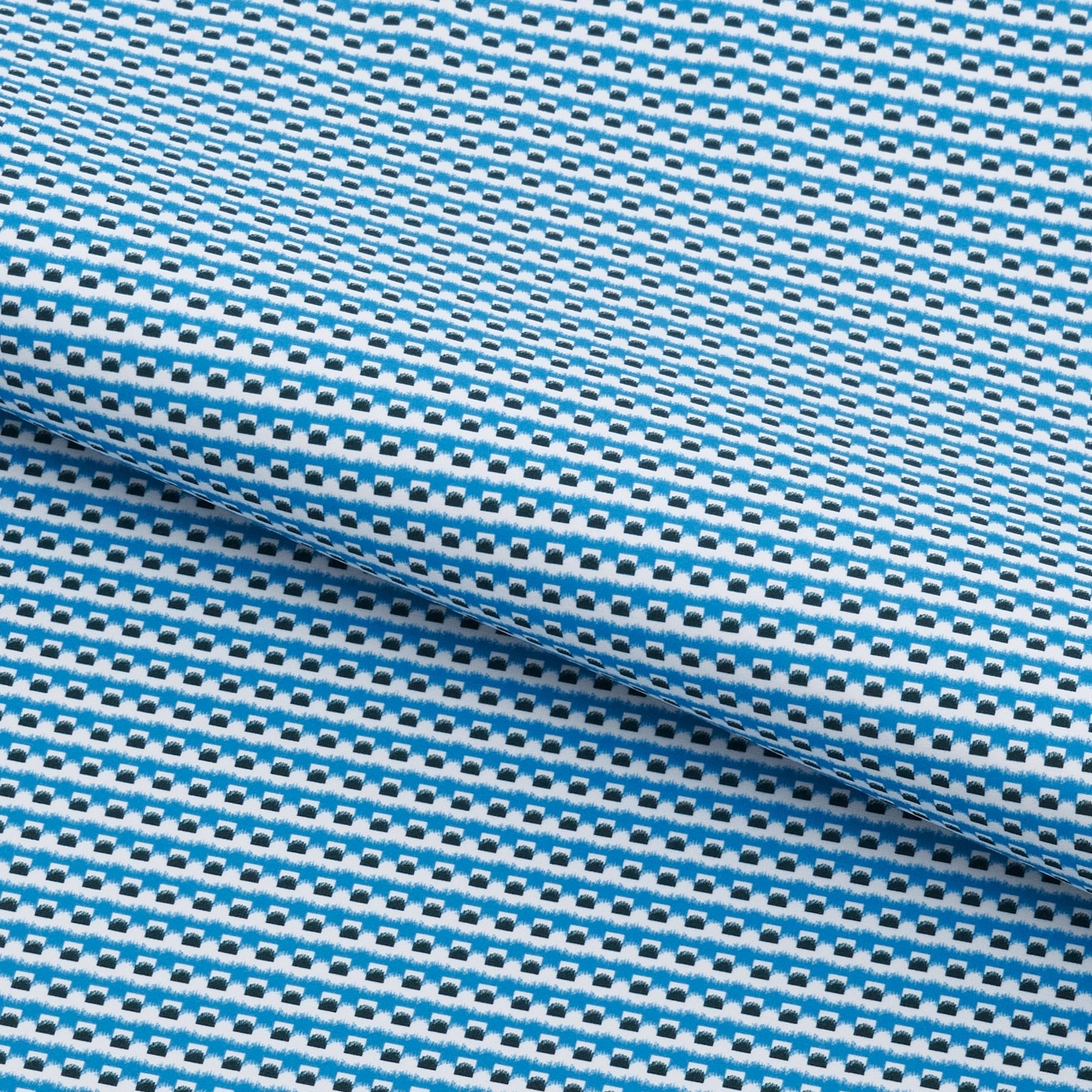 PTG303R - Bit Squared Printed On Recycled Spandex Fabric | Blue Moon Fabrics