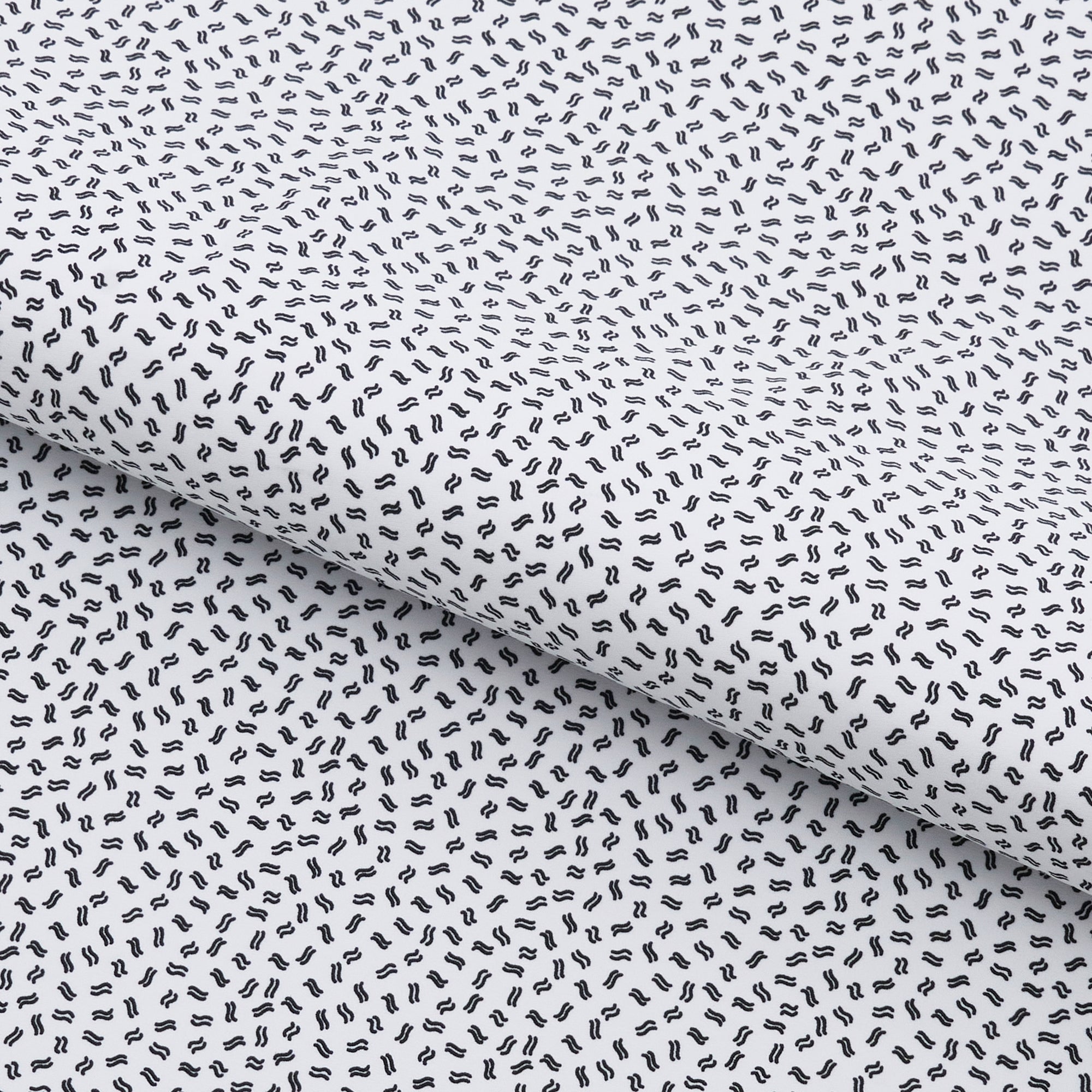PTG304R - Small Wavy Seamless Lines Printed On Recycled Spandex Fabric | Blue Moon Fabrics