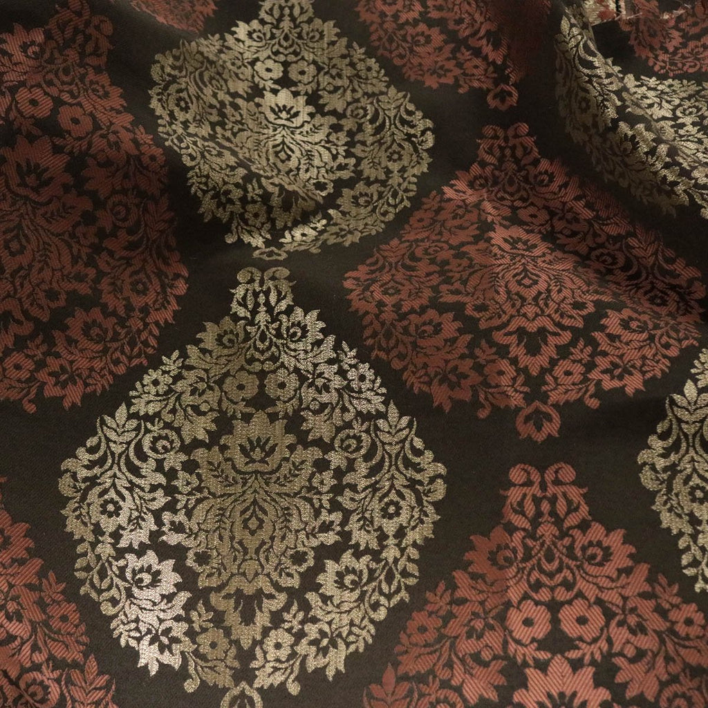 Rouge - Jacquard Damask Designer Pattern Home Decor by the Yard